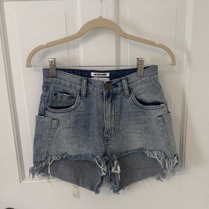NWOT One Teaspoon Distressed Denim Shorts